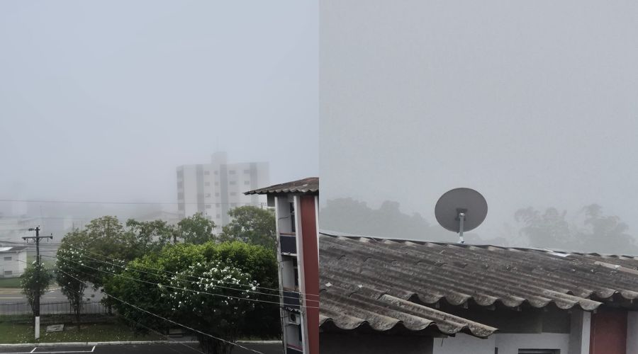 Vídeo: Após temporal, Manaus amanhece encoberta por 'neblina' nesta segunda-feira