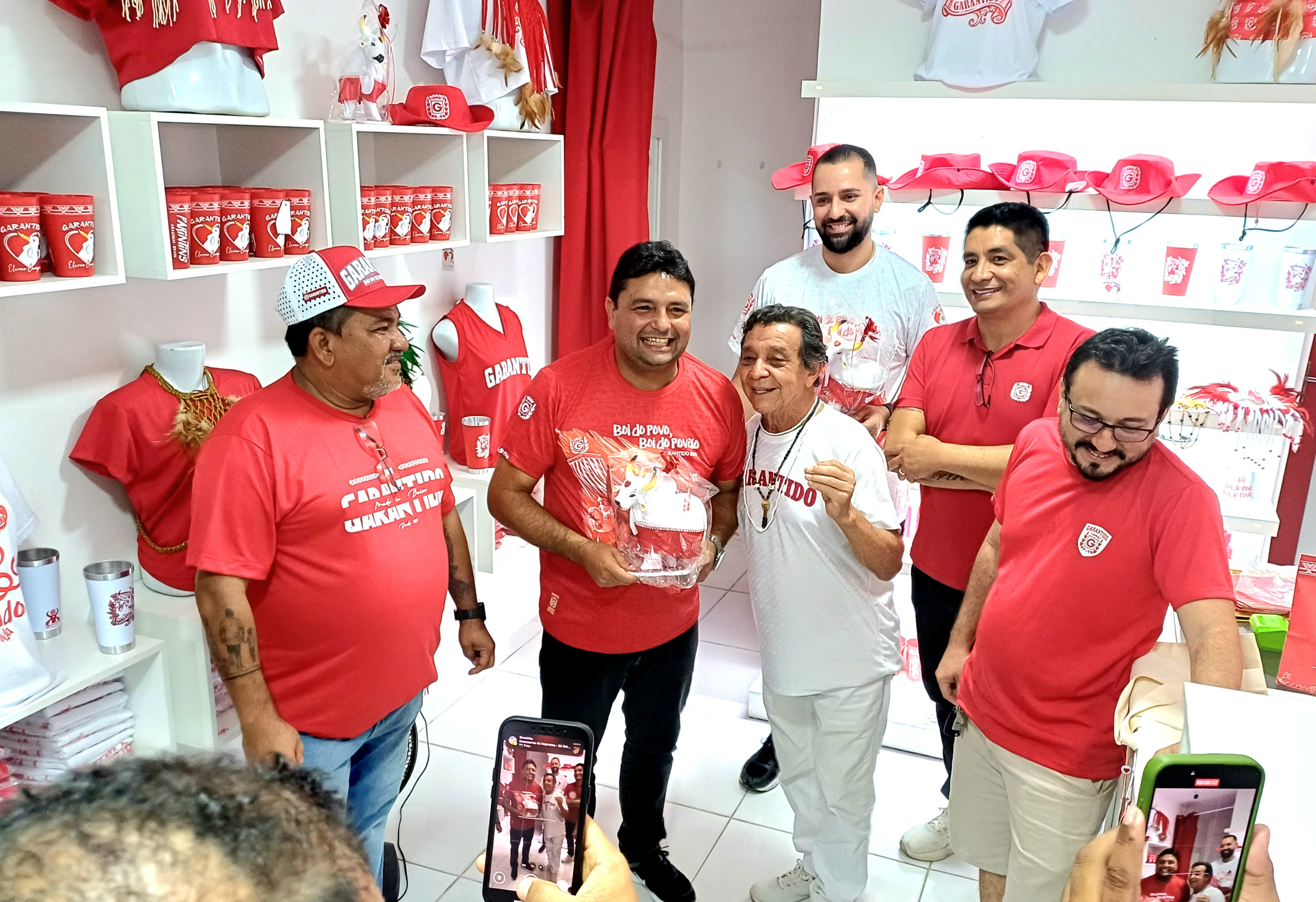 Boi Garantido recebe visita técnica da Secretaria de Estado de Cultura e Economia Criativa do Amazonas