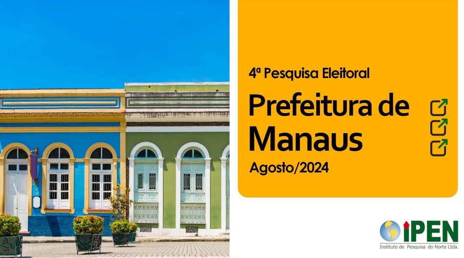 David tem 32,9% e Amom 22,2% em pesquisa de intenção de voto do Ipen