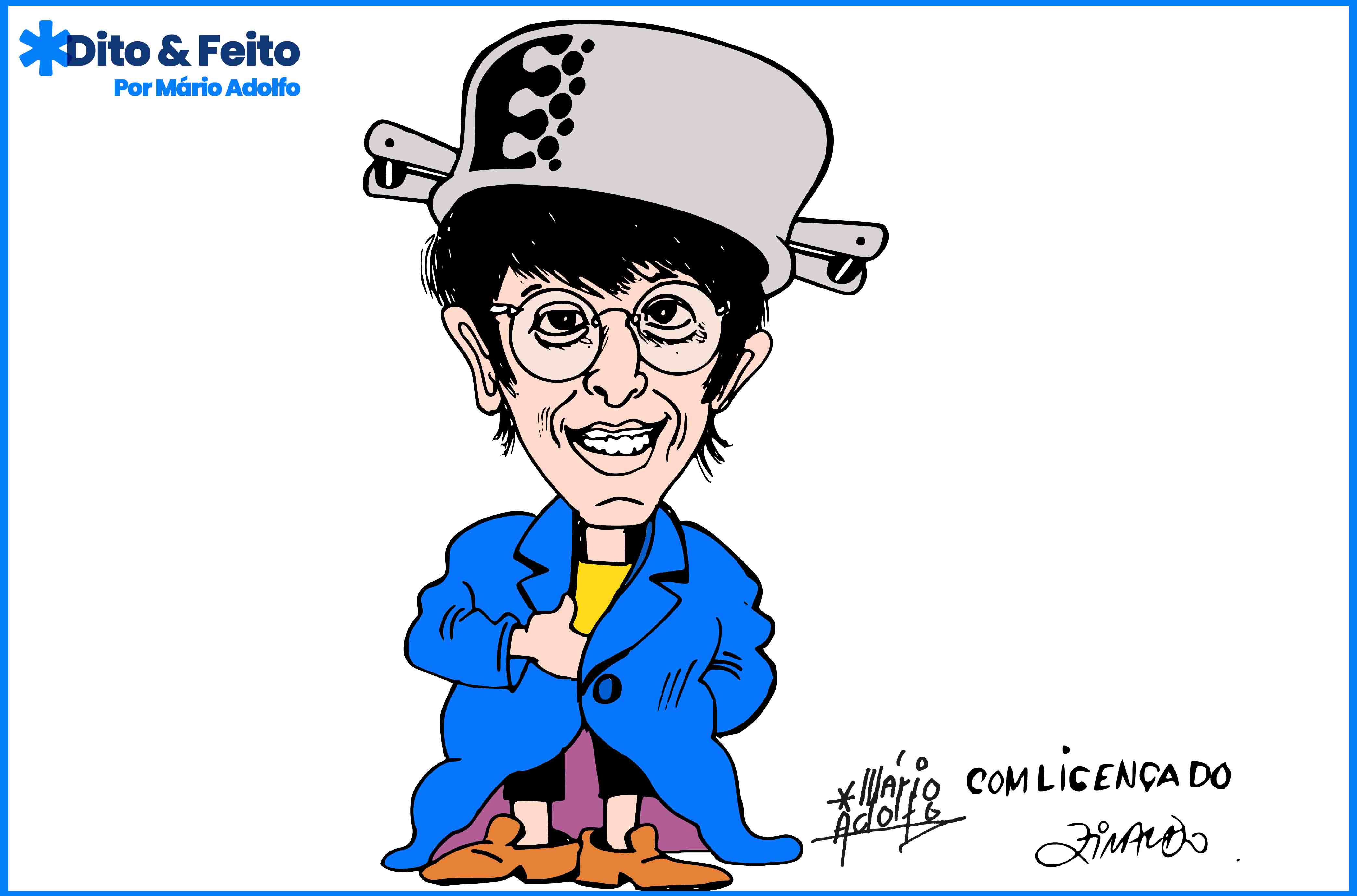 Charge de Mário Adolfo - AMOM MANDEL