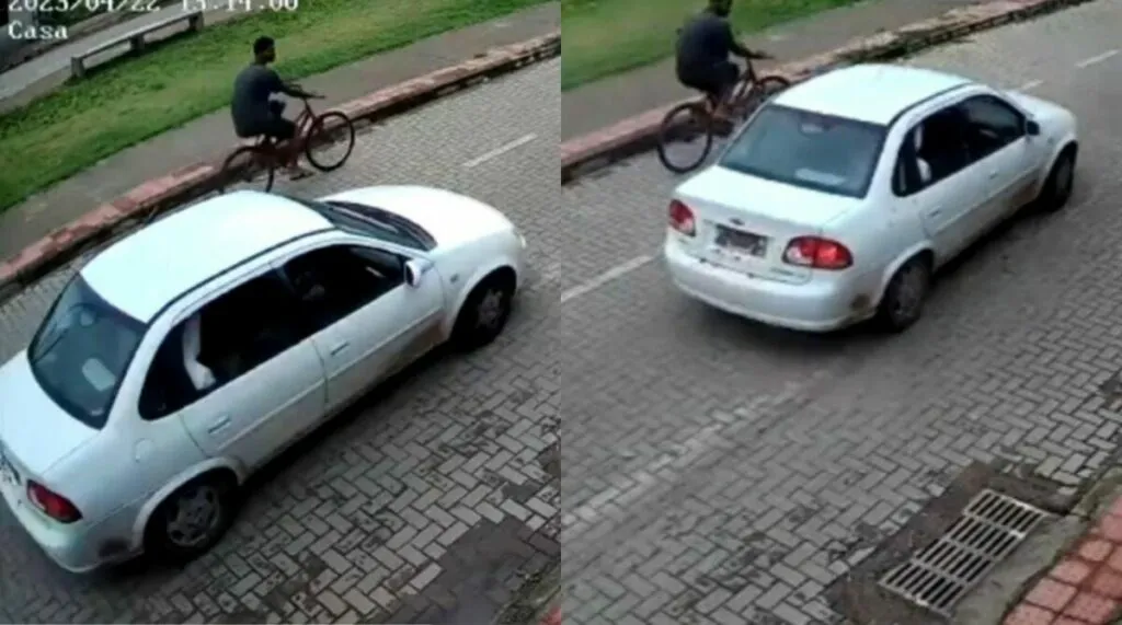 Vídeo:  Jovem é executado a tiros enquanto pedalava;