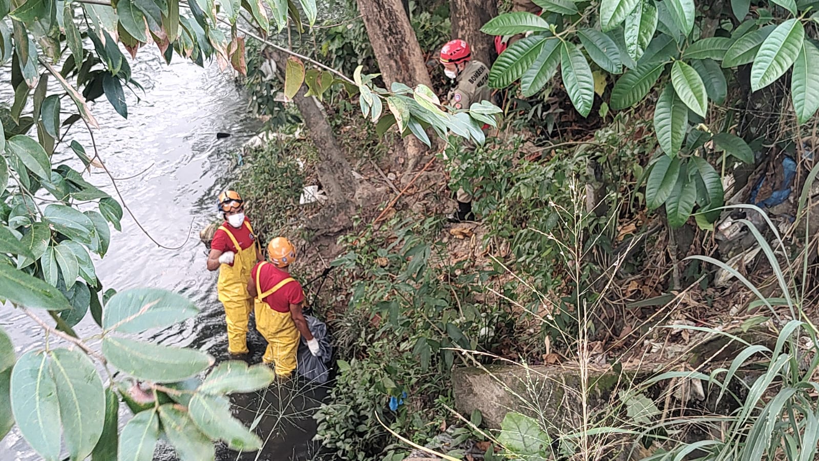 Imagem forte: Amarrado, homem é encontrado morto em igarapé do Alvorada