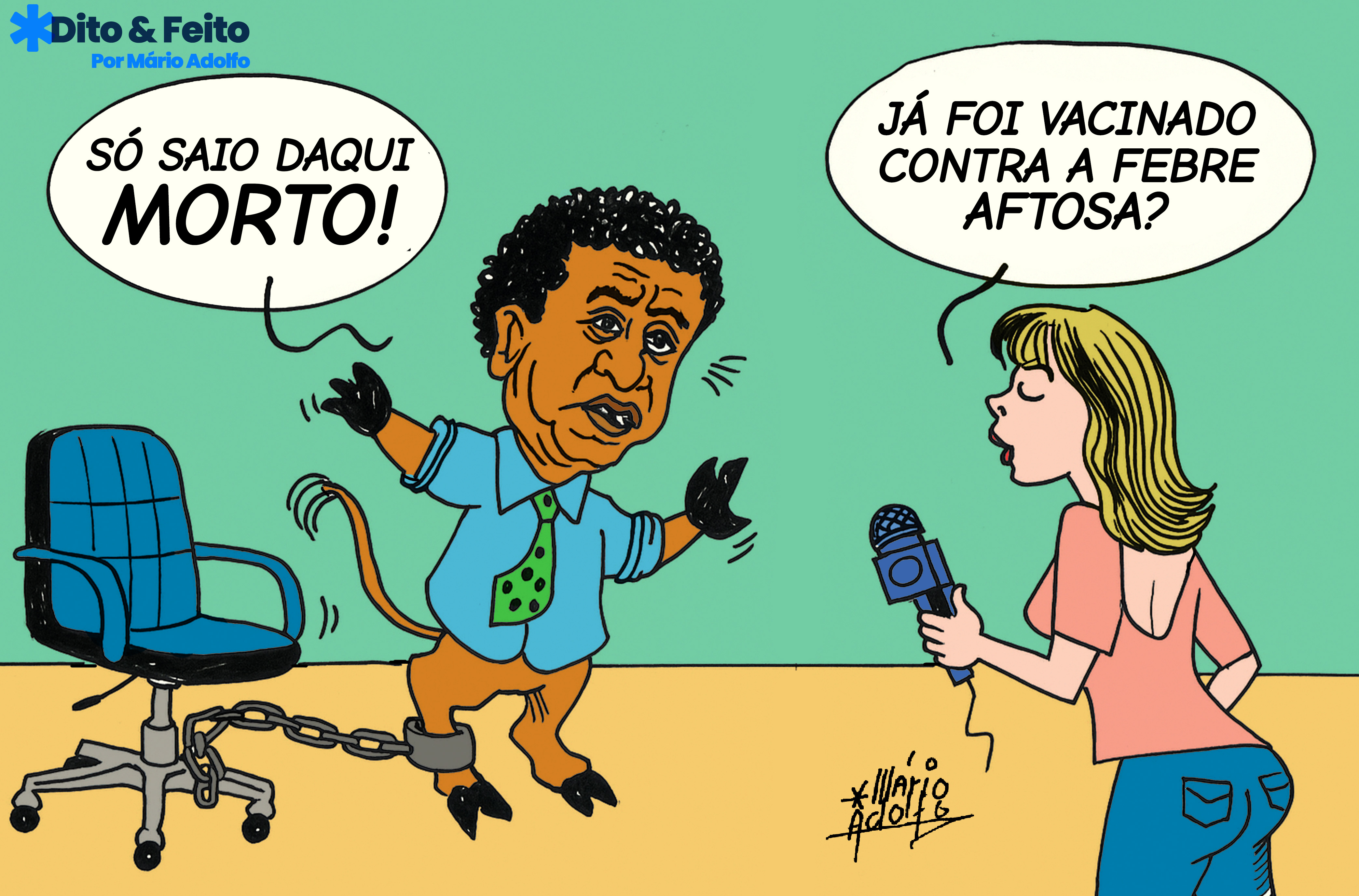 Dito & Feito: MALTA, O ACORRENTADO – “Daqui só saio morto”, disse senador bolsonarista. Mas quando soube que teria o mandato suspenso levantou rapidinho