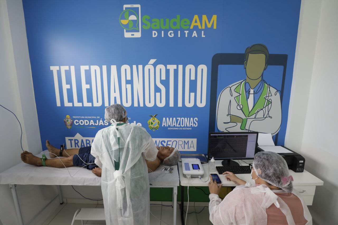 Wilson Lima leva Telessaúde a Codajás e serviço chega a 72 salas