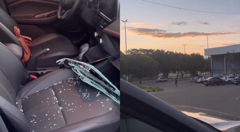 Vídeo: Mulher denuncia 'flanelinhas' por furto de carro durante  'Jogo das Estrelas'
