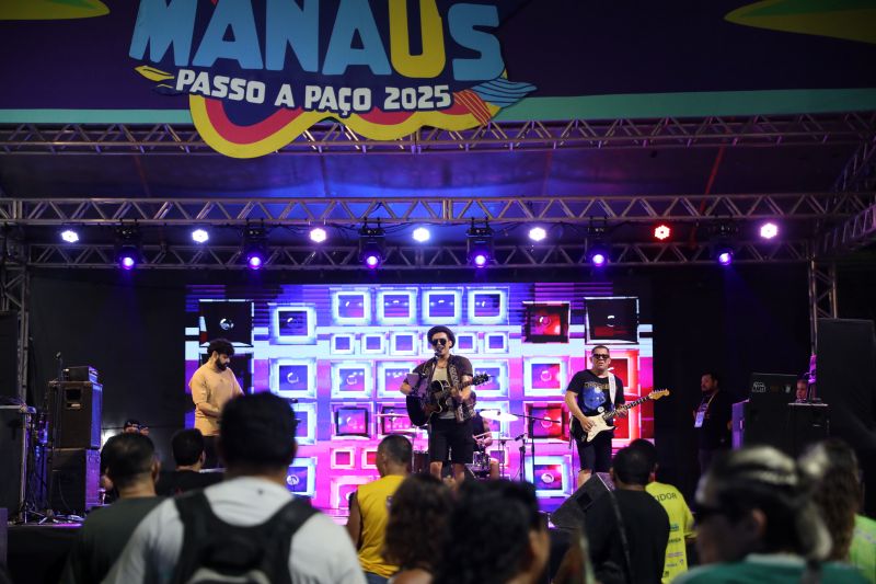 Artistas locais brilham no palco Mangueirão em noite histórica do ‘#SouManaus Passo a Paço 2025’ em Manaus