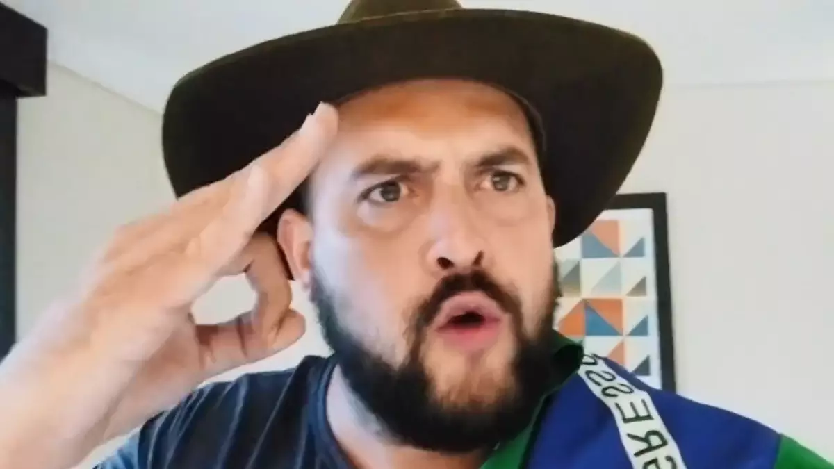 O bolsonarista Zé Trovão