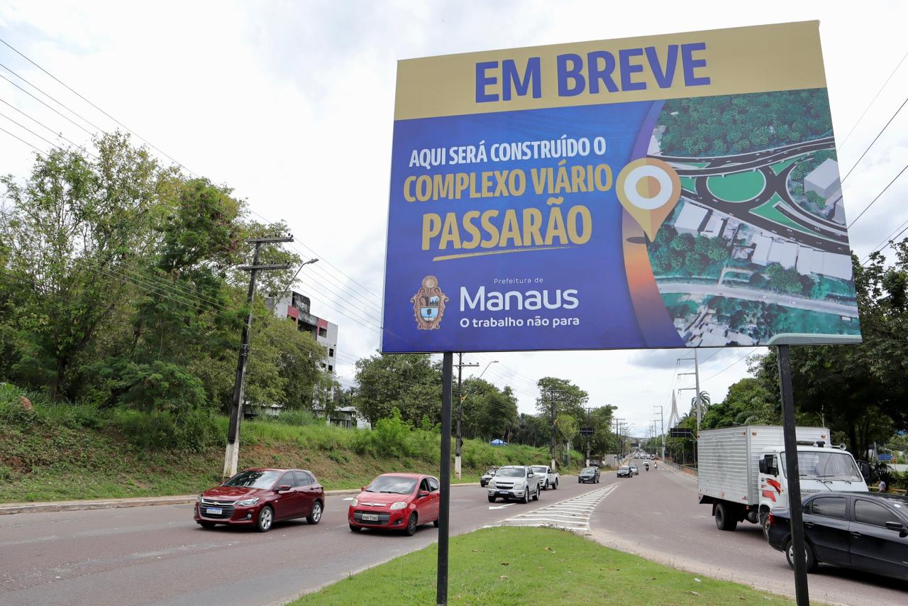 Obras do complexo Passarão altera fluxo na Avenida Coronel Teixeira