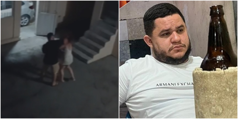 Vídeo: polícia procura homem que agrediu esposa com criança no colo em Manacapuru