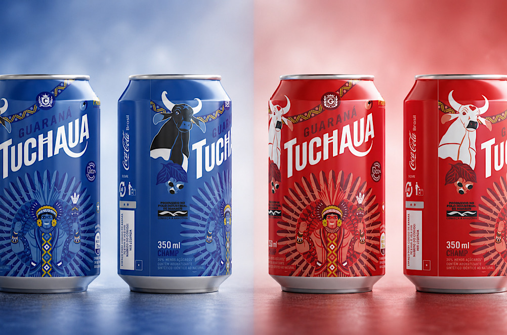 Guaraná Tuchaua exalta o orgulho nortista em latas comemorativas para o Festival de Parintins