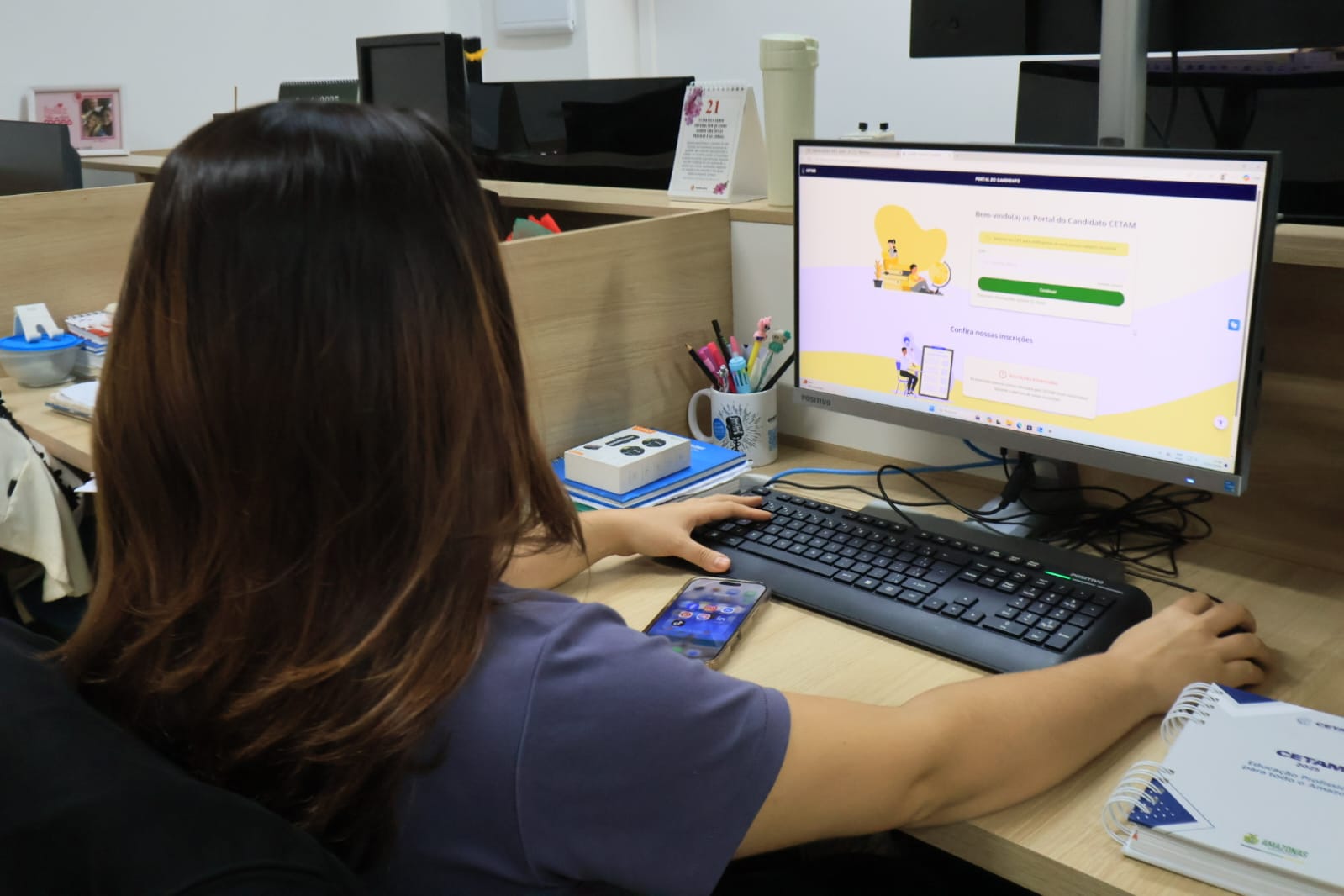 Cetam lança novo site de inscrições com navegação mais simples e recursos de acessibilidade