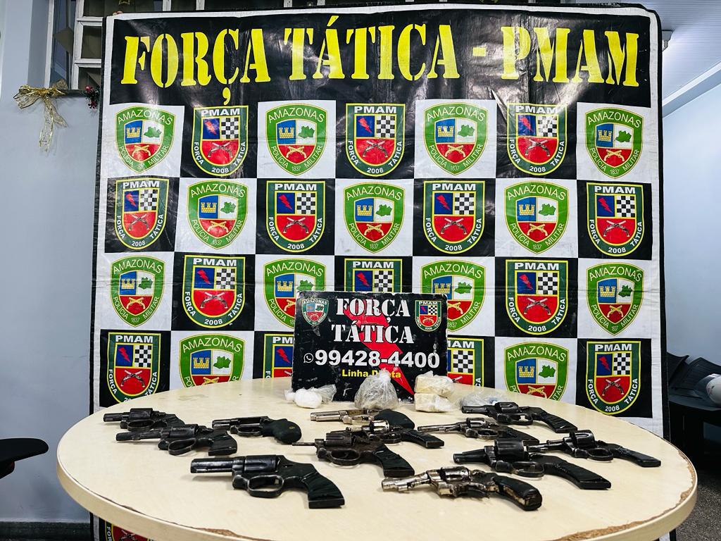 PMAM retirou de circulação 1.171 armas de fogo em 2023