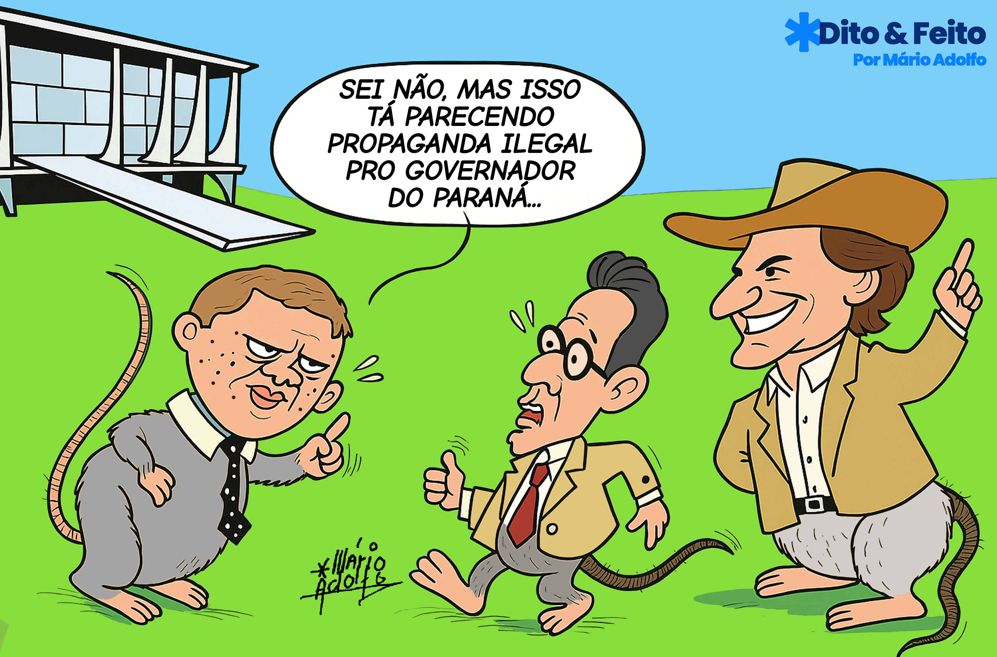 Dito & Feito: A SUA PISCINA ESTÁ CHEIA DE RATOS