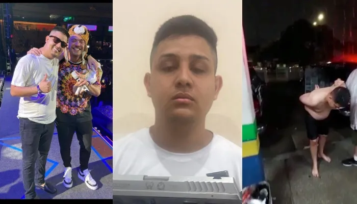 Vídeo: Famoso por cantar com Wesley Safadão em Manaus, 'Júlio Safadão' é preso após roubar policiais