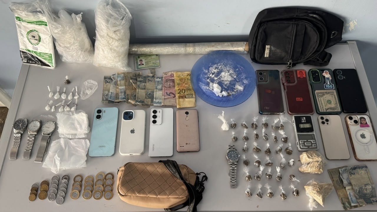 Dupla é presa por tráfico de drogas e associação ao tráfico em Nhamundá