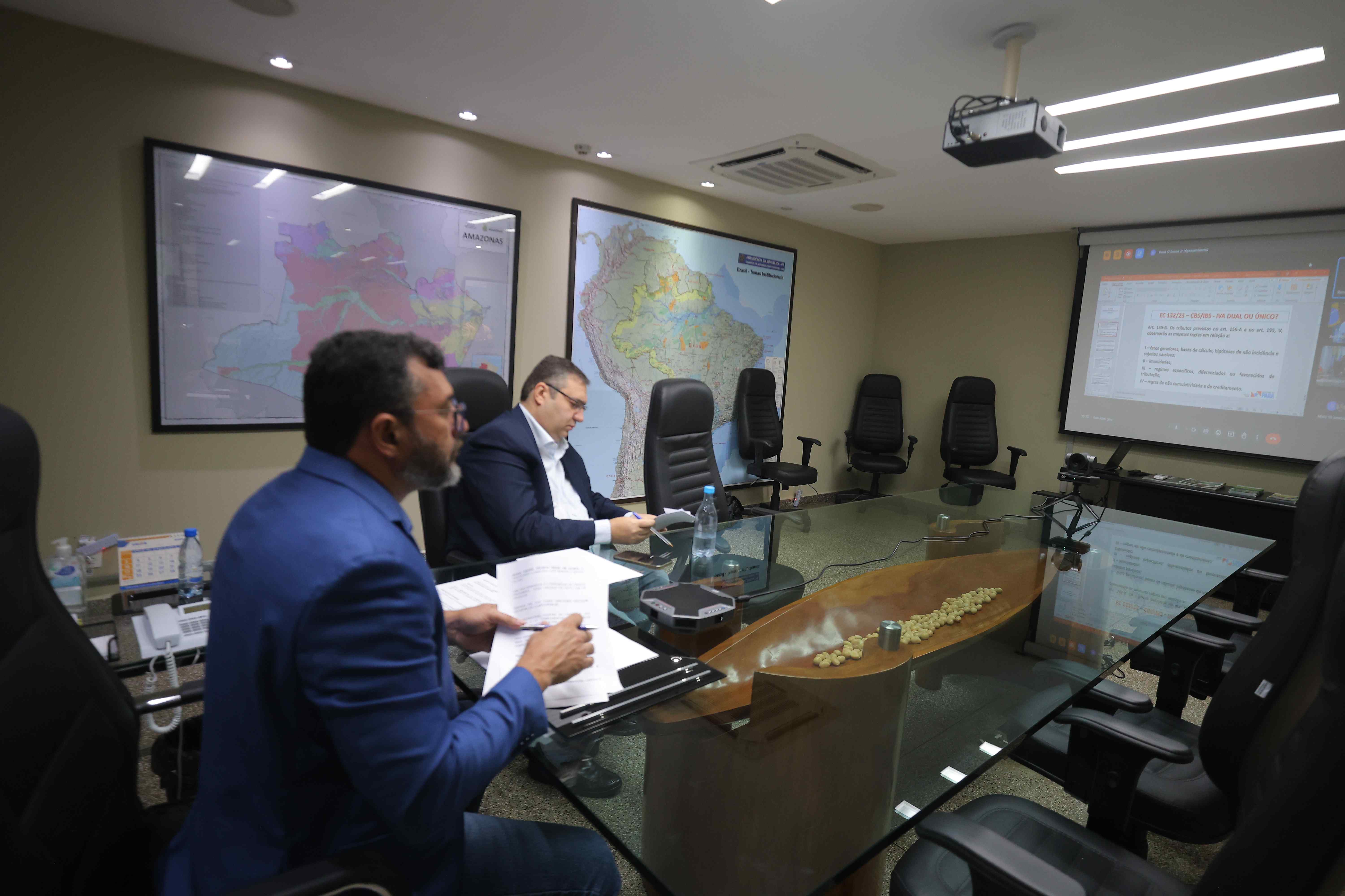 Em reunião do Consórcio da Amazônia Legal, Wilson Lima destaca vigilância do AM na defesa da ZFM