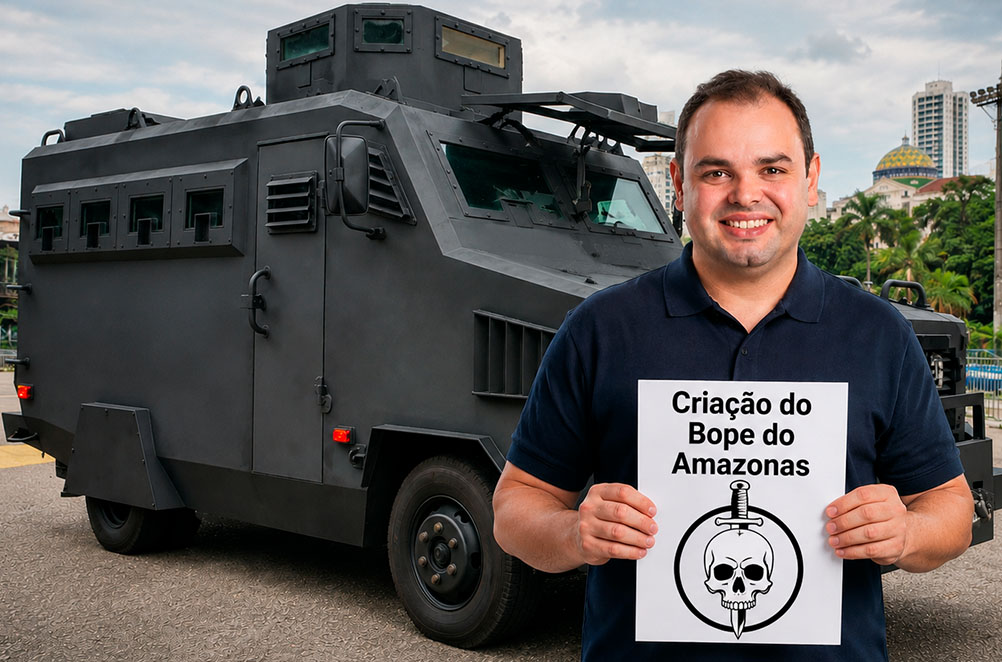 Roberto Cidade propõe criação oficial do BOPE no Amazonas e extingue o RAIO