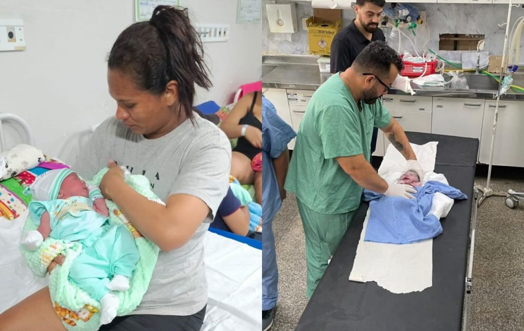 Gestante dá à luz dentro de carro no estacionamento de hospital em Manaus