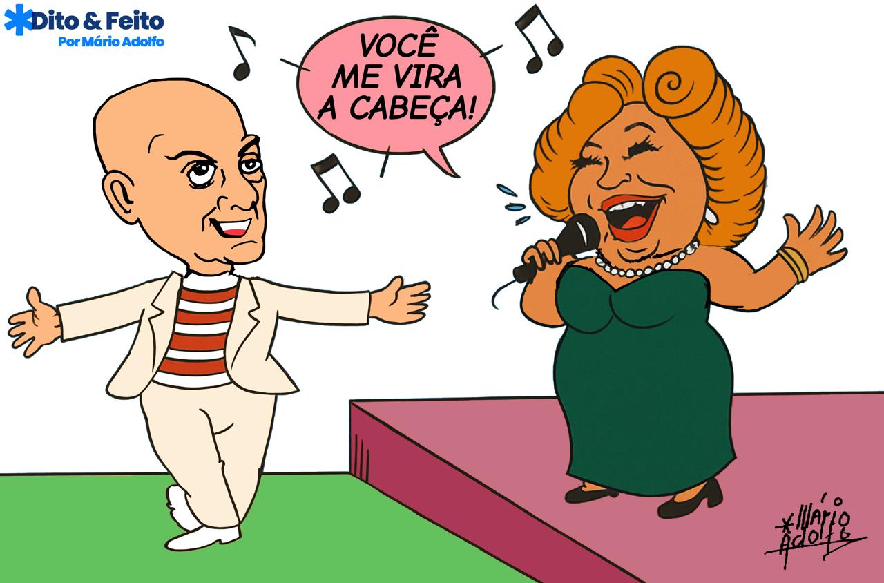 Dito & Feito: NÃO DEIXE A DEMOCRACIA MORRER – Alcione dedica show a Xandão