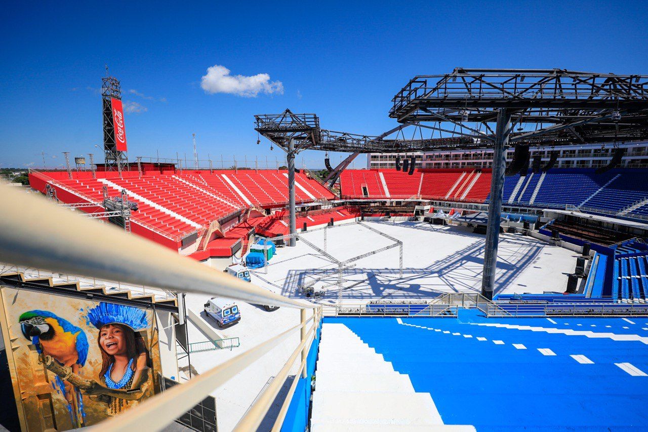 Corpo de Bombeiros vistoria Bumbódromo e libera arena para Festival de Parintins 2025