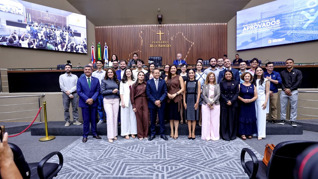 Assembleia Legislativa do Amazonas empossa 25 novos servidores