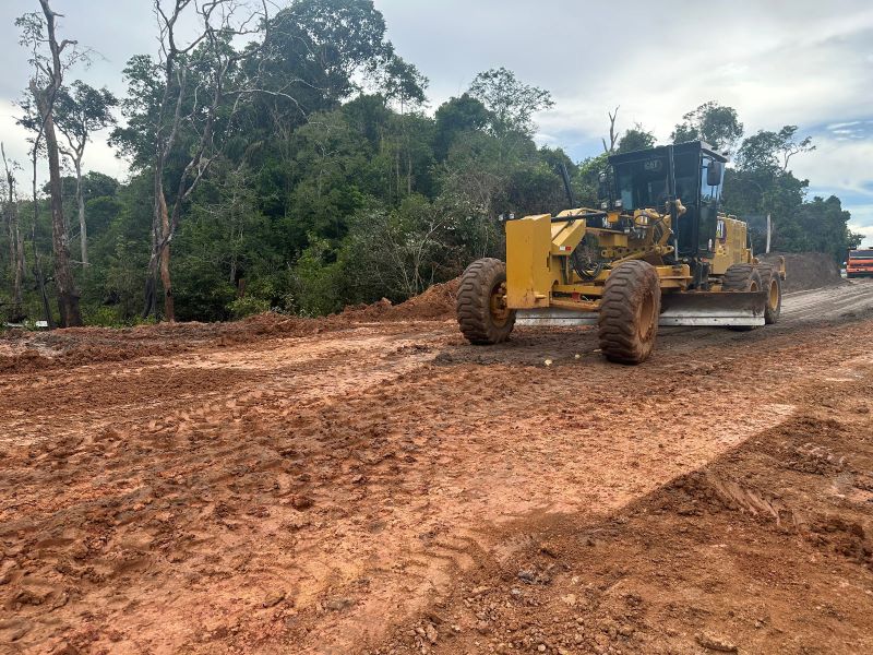 AM-070: obras no ramal Terra Preta avançam em Manacapuru