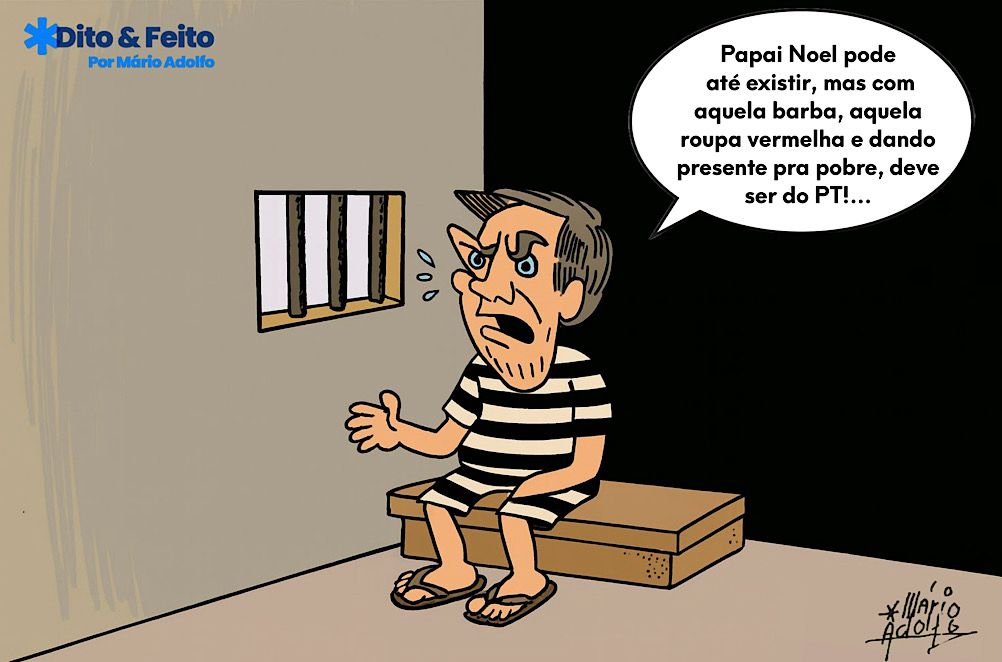Dito & Feito - PROVANDO DO PRÓPRIO VENENO – Bolsonaro não vai passar Natal em casa