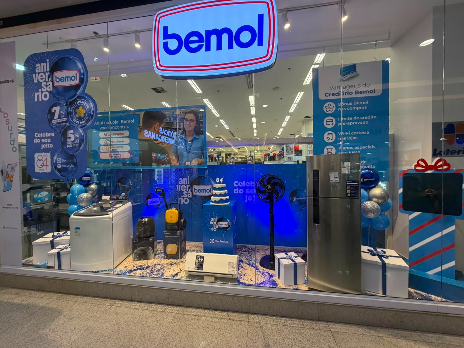 Bemol celebra aniversário de 84 anos com festival de ofertas, multiplicador de bônus e eventos