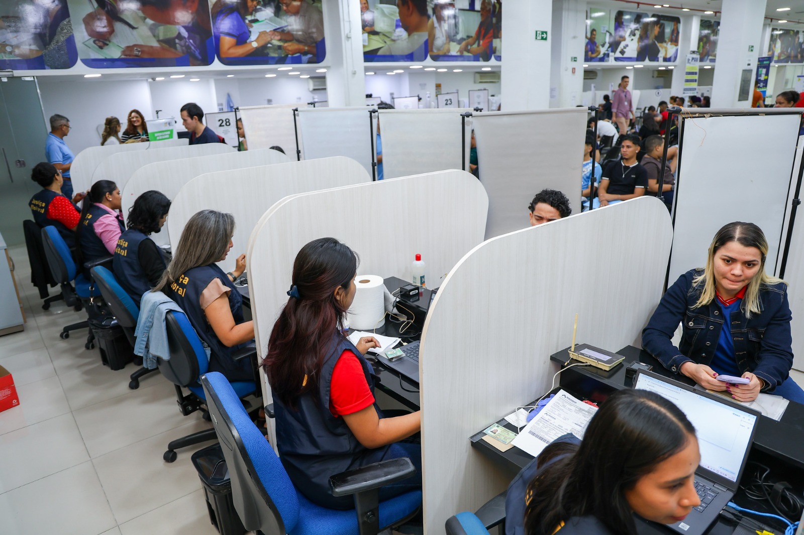 TRE-AM inicia atendimento no PAC Cidade Leste com alta procura por serviços eleitorais