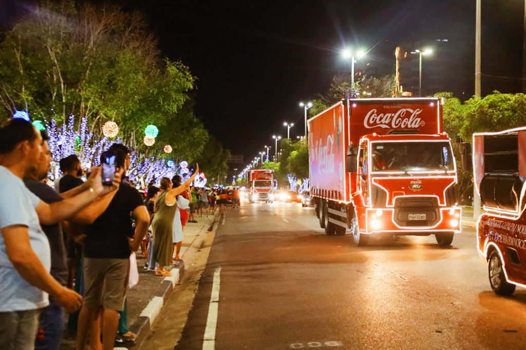 Caravanas de Natal da Coca-Cola visitam quatro cidades do Amazonas; confira detalhes