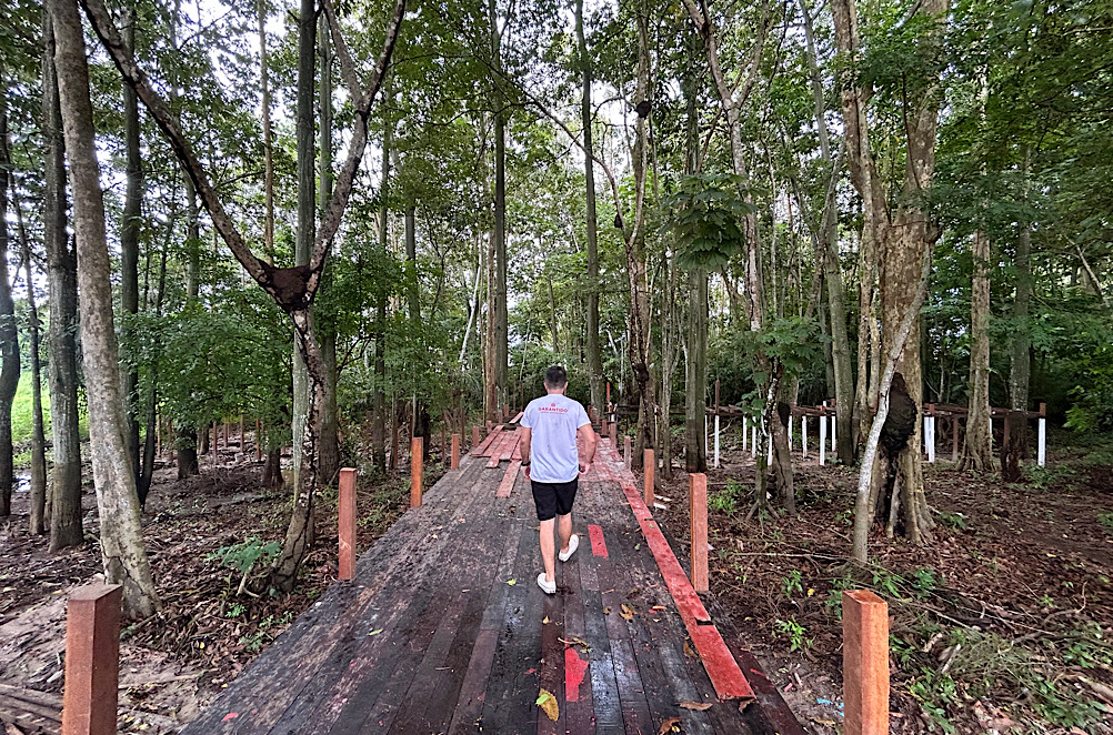 Novo píer da Cidade Garantido terá duas etapas e vista privilegiada