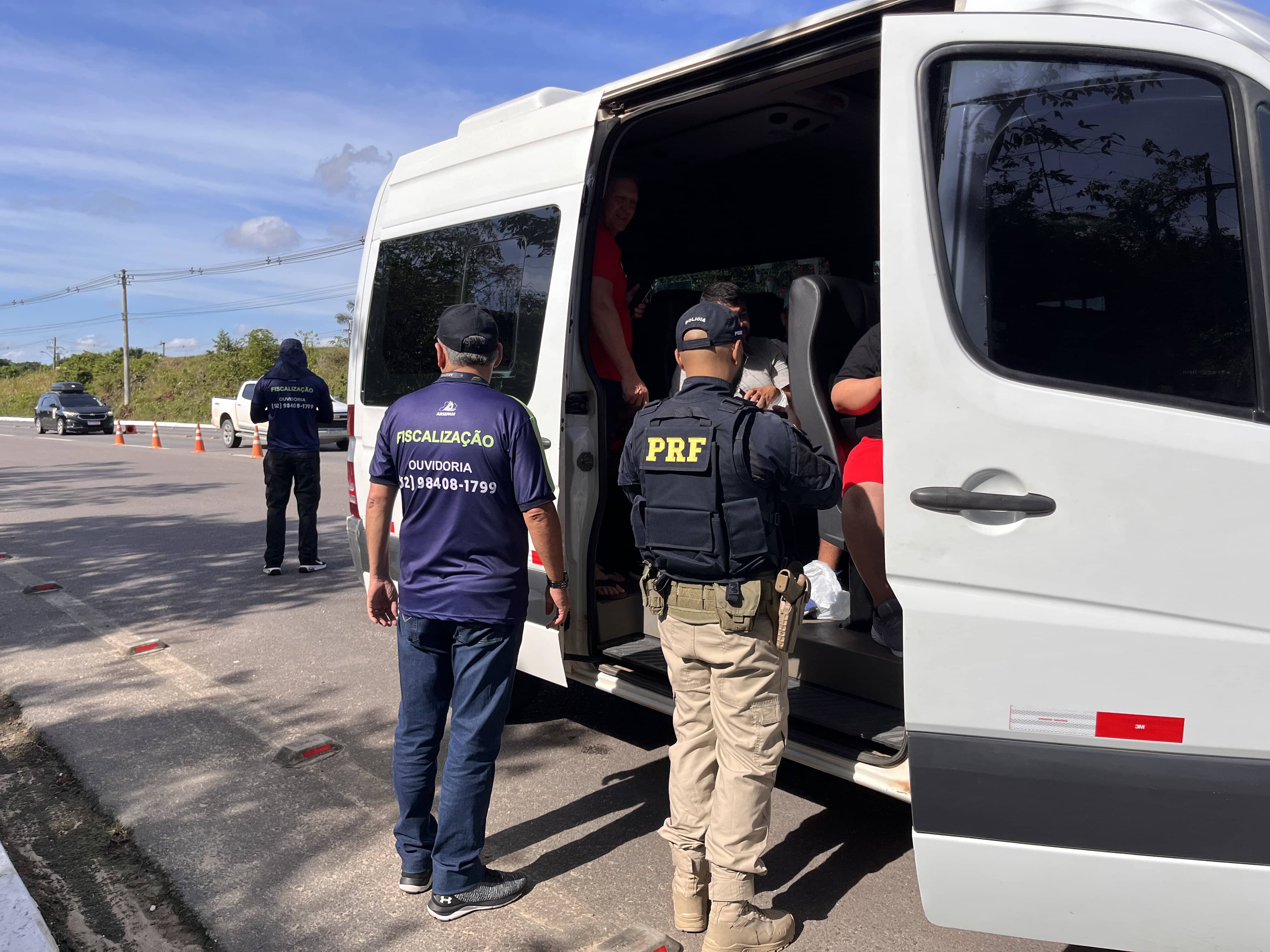 Arsepam realiza blitz com a PRF para coibir transporte clandestino na BR-174