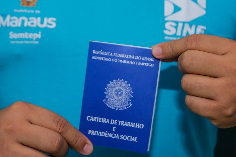 Amazonas gera 1,4 mil empregos com carteira assinada em maio