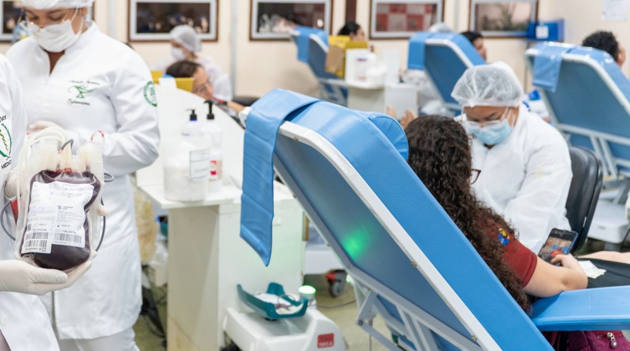 Campanha ultrapassa meta e coleta 1.341 bolsas de sangue em Manaus