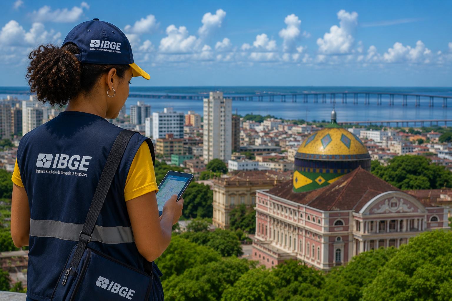 IBGE prorroga inscrições de seleção com 36 vagas temporárias em Manaus