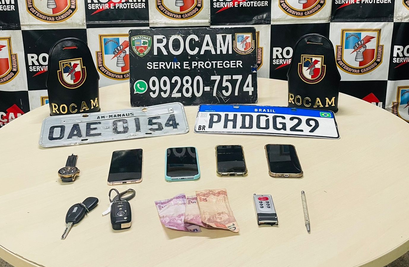 Trio é preso por furto praticado com uso de “Chapolin” em Manaus