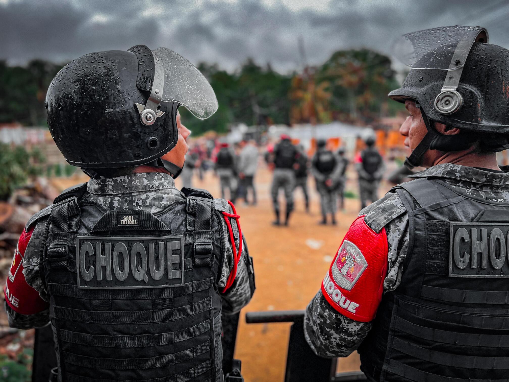 Força de Segurança realiza reintegração de posse no Tarumã