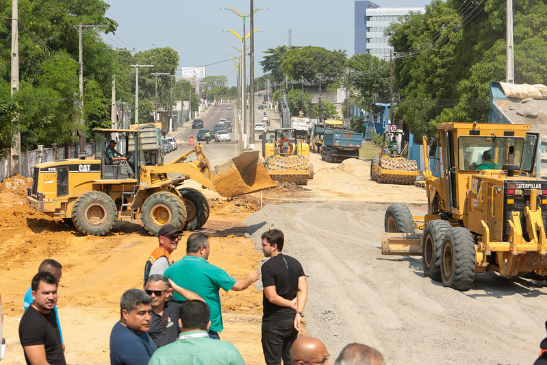 Av. Mário Ypiranga Monteiro terá trânsito liberado na tarde desta segunda-feira
