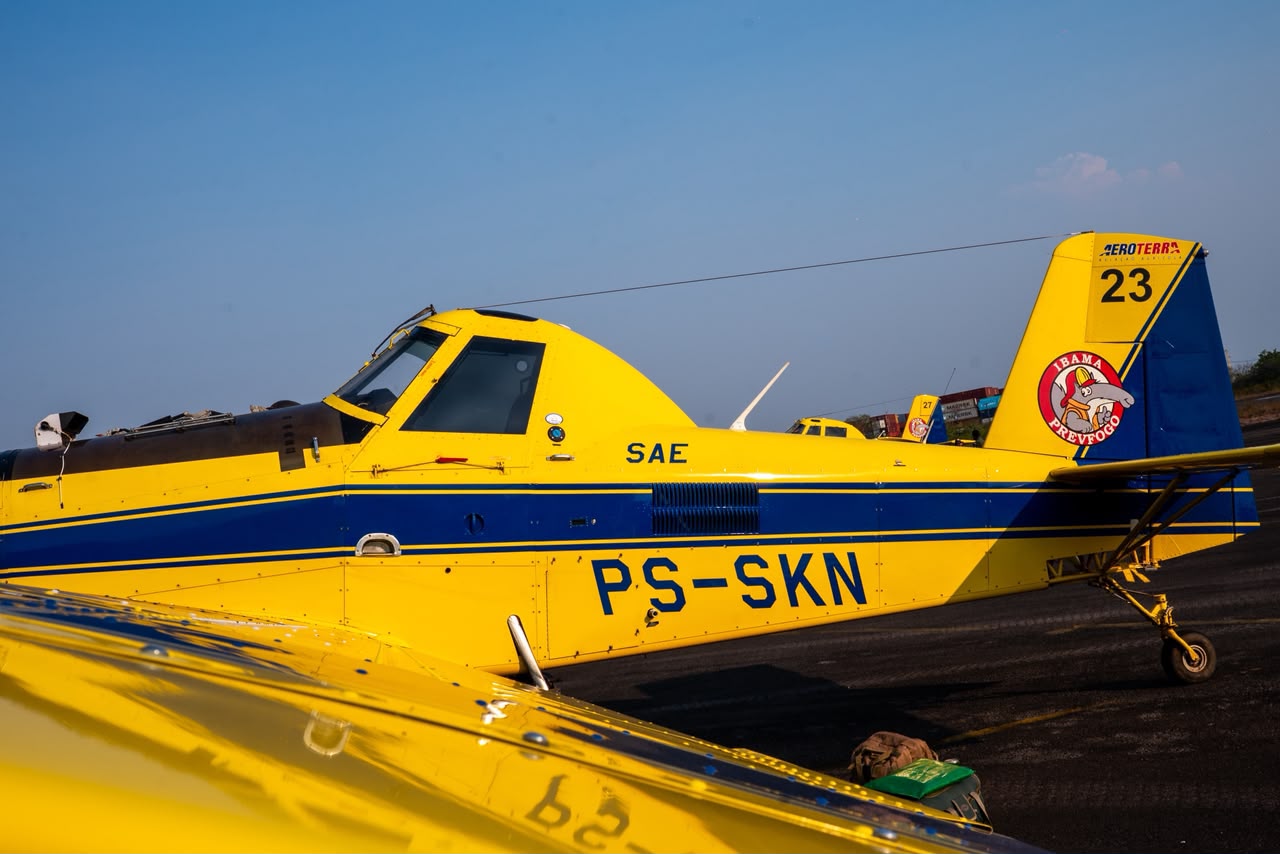 AM recebe quatro aviões e dois helicópteros para combater queimadas