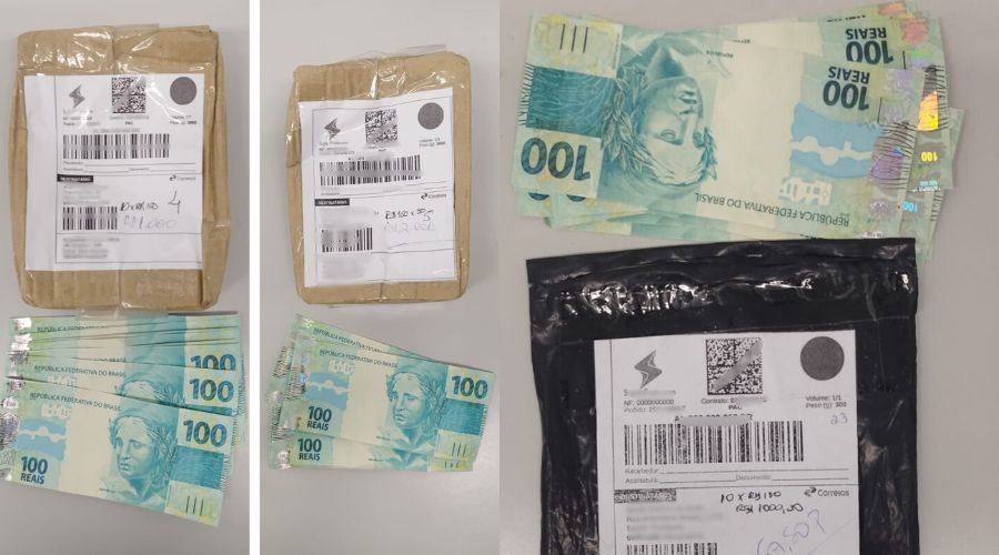 PF apreende R$7,5 mil em notas falsas enviadas pelos Correios para Manaus