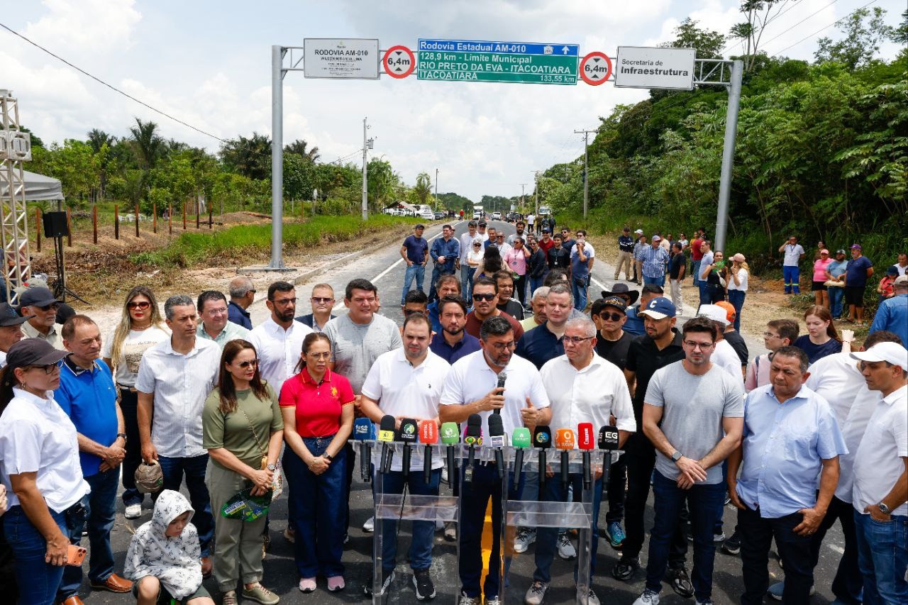 Governador Wilson Lima inaugura primeira etapa da nova AM-010
