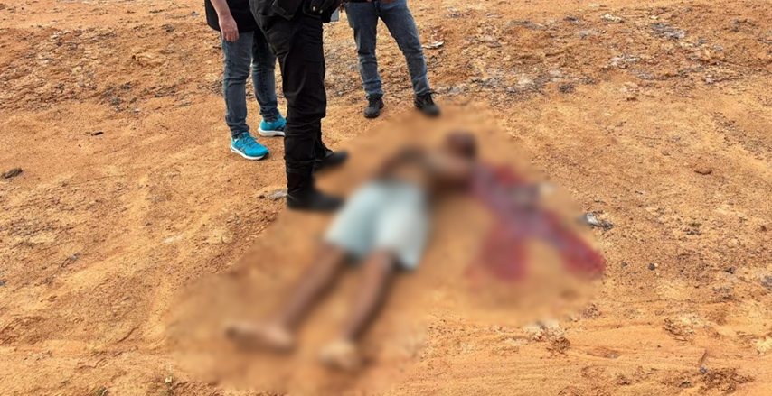 Imagens fortes: corpo é encontrado com sinais de execução e mãos amarradas em Manaus