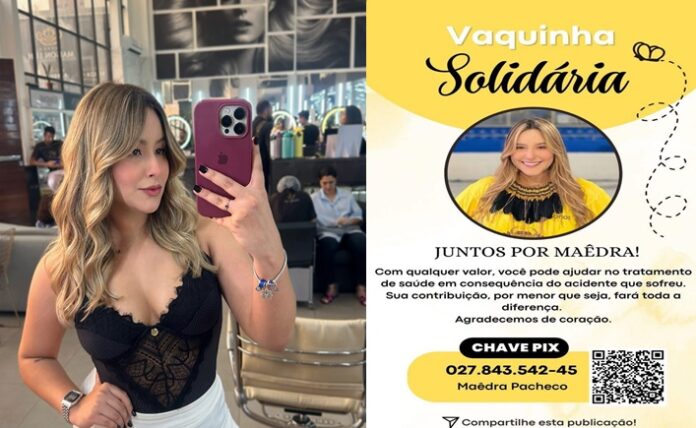 Campanha busca recursos para jornalista que perdeu os dedos em acidente de trânsito