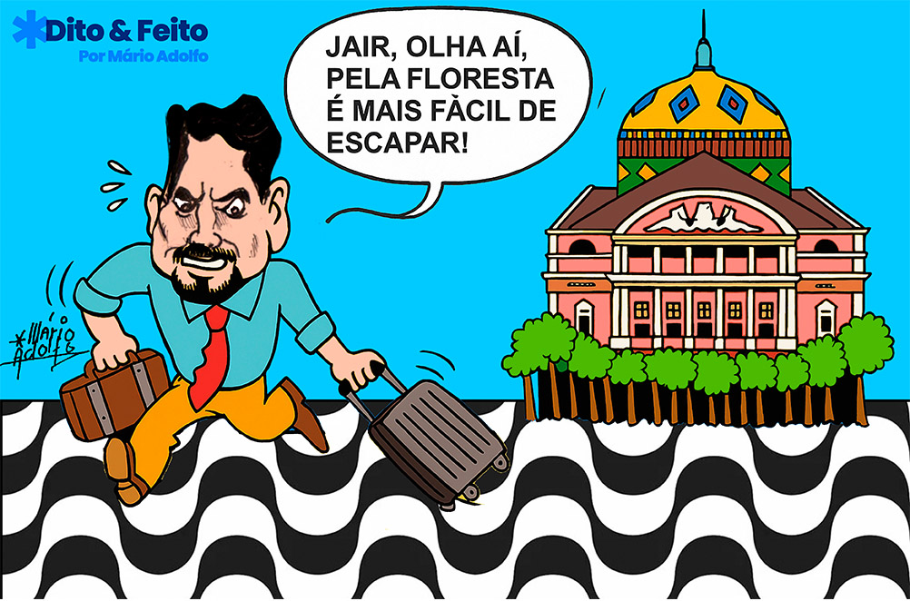 Dito & Feito - Manaus vira rota de fuga para golpistas