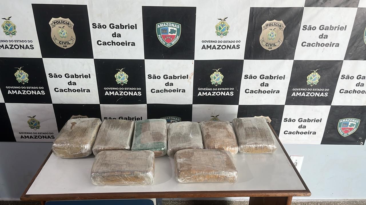 Mulher é presa com 23 quilos de maconha no aeroporto de São Gabriel da Cachoeira