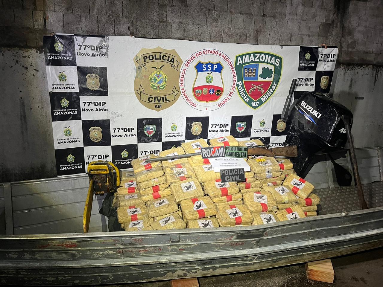 Bases Fluviais causam danos de mais de R$ 121 milhões ao crime em cinco meses