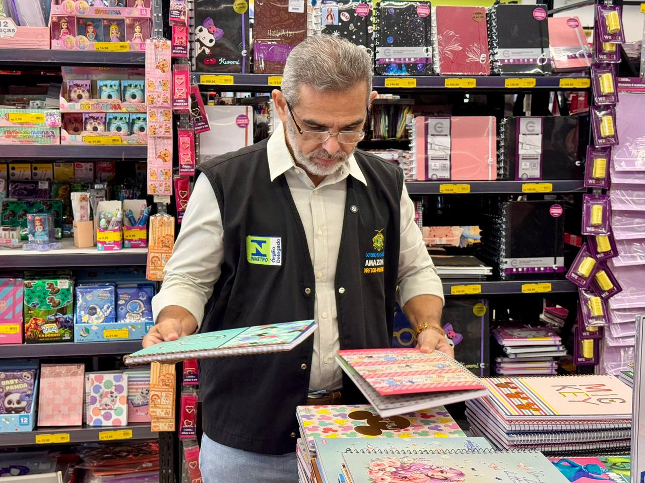 Operação Aulas Seguras: Ipem-AM intensifica fiscalizações de materiais escolares