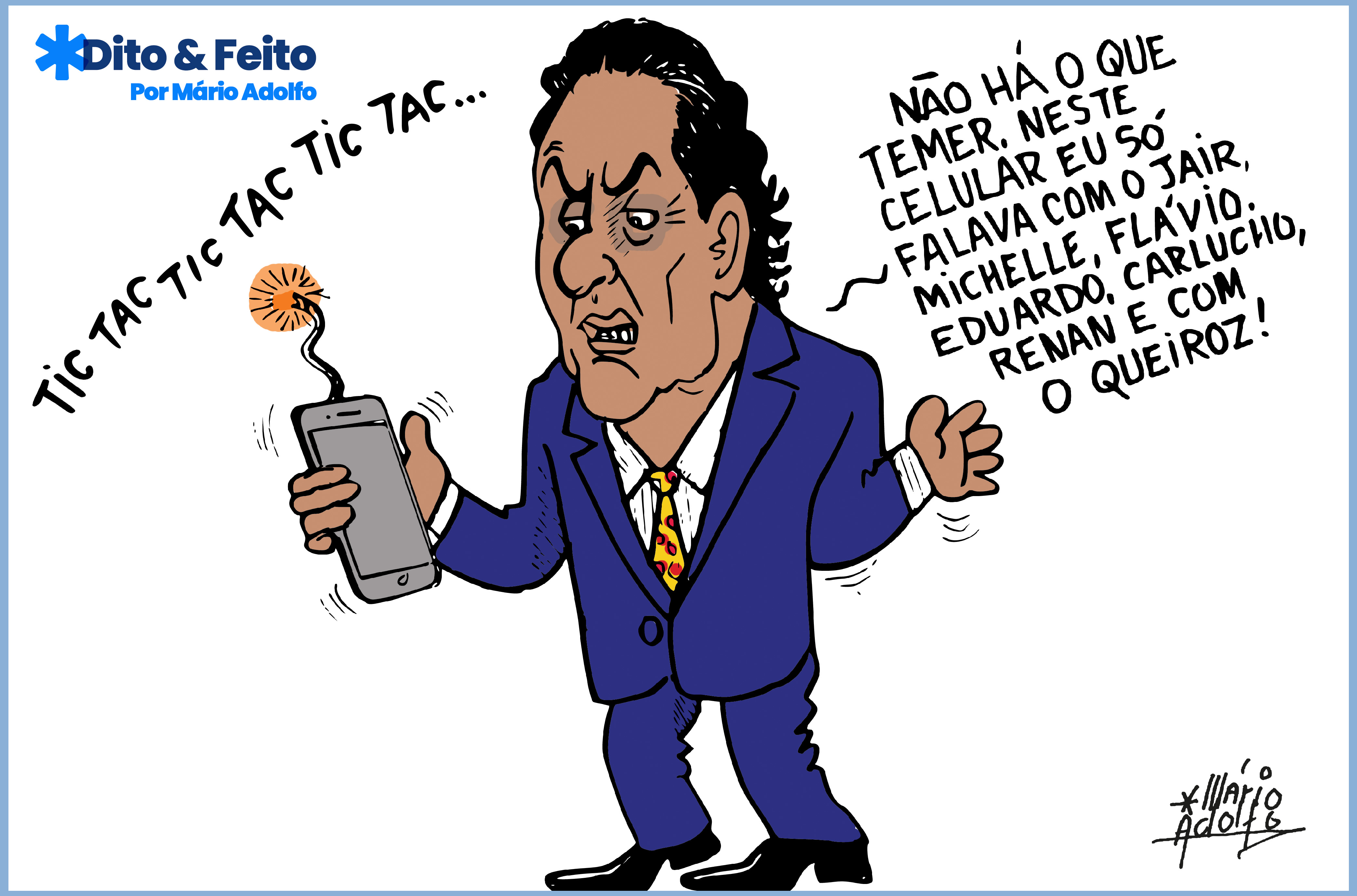 Dito & Feito: Clã Bolsonaro à beira de um ataque de nervos