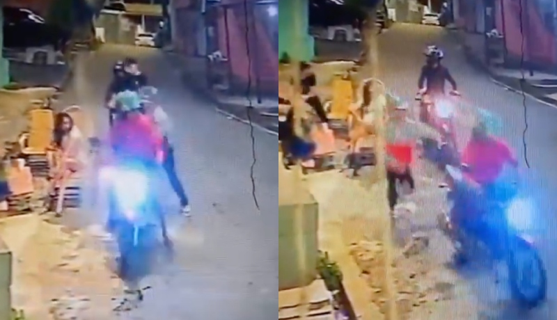 ‘Vídeo: Justiceiro’ dispara contra criminosos durante assalto no Coroado