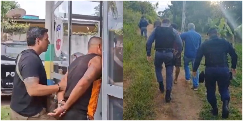 Dois homens são presos por abusar sexualmente da enteada e da filha no AM